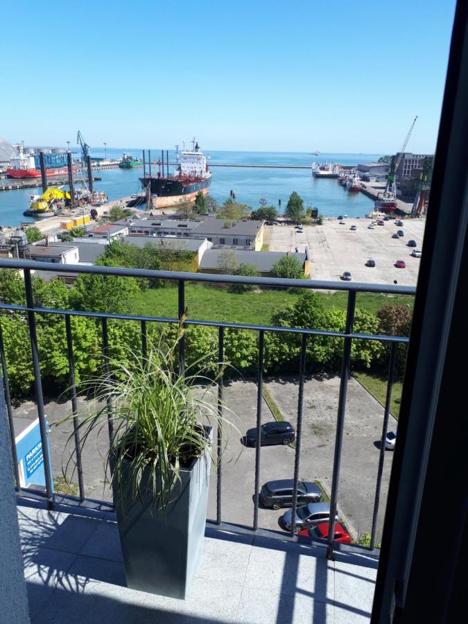 Gdynia Centrum Z Pieknym Widokiem Na Morze I Balkonem 9 Pietro Przy Sea Towers Exterior photo